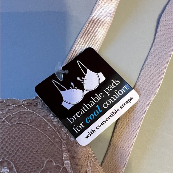 Rene Rofe Nude Lace Bra 38 C - Picture 3 of 6